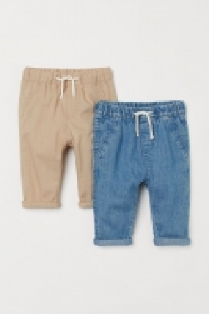 HM  2-pack pull-on trousers