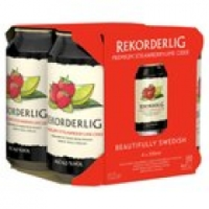 Rekorderlig Strawberry & Lime Cans