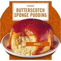 Iceland  Iceland Sponge Topped with Butterscotch Sauce 110g