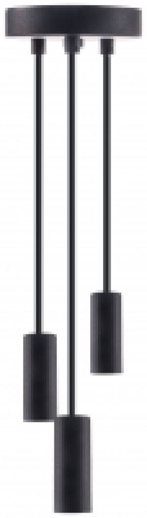Sylvania Sylpendant E27 Black Trio Light