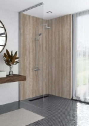 Mermaid Elite Sovana 2 Sided Shower Panel Kit - 1200 x 900mm