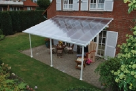 Palram Canopia Feria Polycarbonate Patio Canopy White - 2950