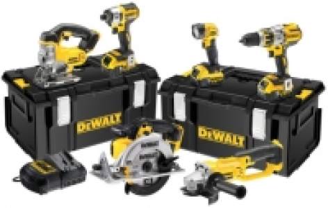 Wickes  DEWALT DCK694P3-GB 18V Cordless Brushless 6 Piece Set with 3