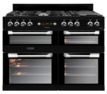 Wickes  Leisure Cuisinemaster 110cm Dual Fuel Range Cooker - Black