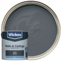 Wickes  Wickes Dark Flint - No.245 Vinyl Matt Emulsion Paint - 2.5L