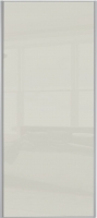Wickes  Spacepro Sliding Wardrobe Door Silver Framed Single Panel Ar