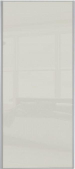 Wickes  Spacepro Sliding Wardrobe Door Silver Framed Single Panel Ar