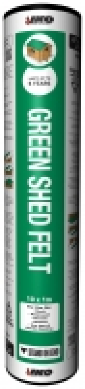 IKO Green Mineral Shed Felt Roll - 1m x 10m