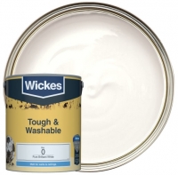 Wickes  Wickes Pure Brilliant White - No. 0 Tough & Washable Matt Em