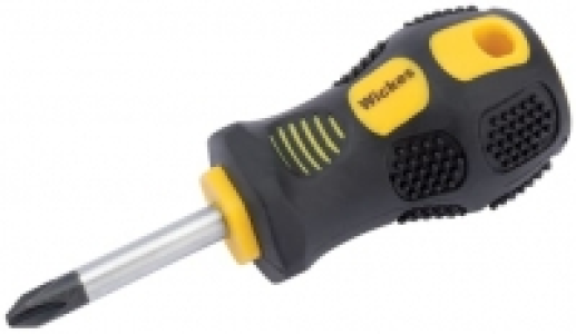 Wickes  Wickes Stubby Phillips Screwdriver - PH2 x 38mm