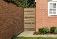 Wickes  Forest Garden Double Slatted Timber Gate - 1800 x 900mm