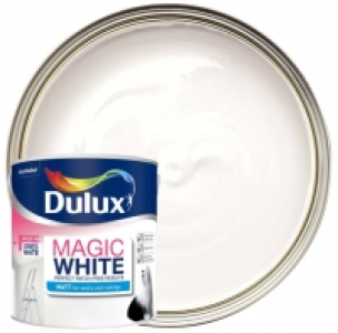 Wickes  Dulux Magic White Matt Pure Brilliant White - 2.5L