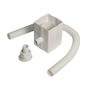 Floplast 68mm Round or 65mm Square Downpipe Water Butt Rain  £10.85