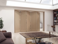 Wickes  Jeld-Wen York Oak 3 Panel Internal Bi-Fold 5 Door Set - 2047