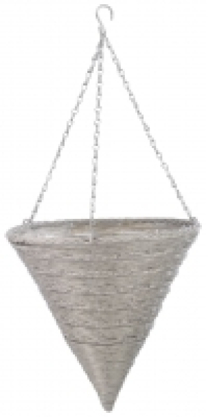 Wickes  Monza Faux Rattan Hanging Cone - 14inch