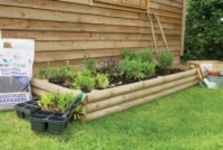 Wickes  Forest Garden Bed Builder Pack - 410mm x 2m