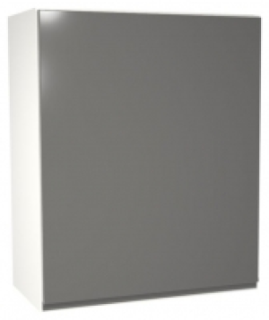 Wickes  Madison Dark Grey Gloss Handleless Wall Unit - 600mm