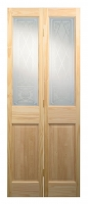 Wickes Skipton Glazed Clear Pine 4 Panel Internal Bi-Fold Do £120.00