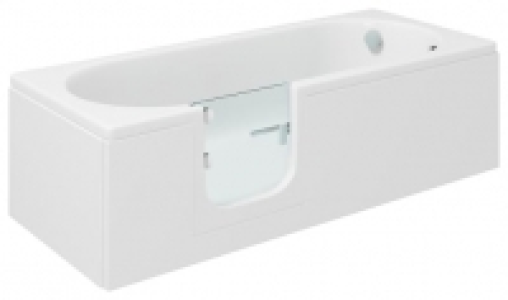 Wickes  Wickes Cascade Left Hand Straight Easy Access Bath - 1500 x 