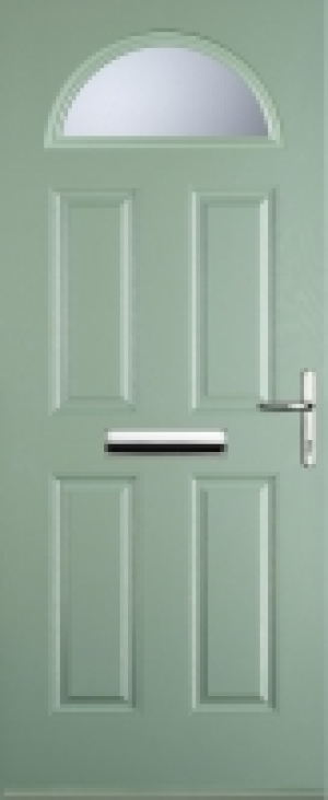 Euramax 4 Panel 1 Arch Left Hand Chartwell Green Composite D