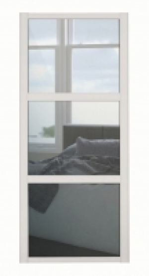Spacepro 3 Panel Shaker Cashmere Frame Mirror Door - 610mm &pound;190.00