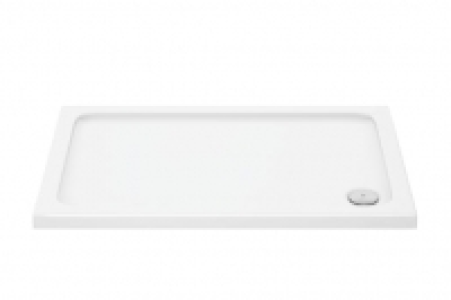 Wickes  Wickes 45mm Cast Stone Rectangular Shower Tray - 1200 x 800m