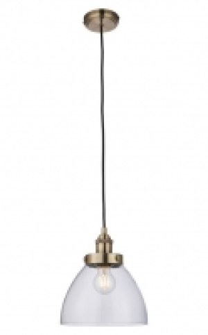 Wickes  Hansen Pendant Light Antique Brass