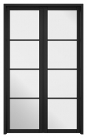 Wickes  LPD Internal Soho Black Primed Glazed Room Divider 1246 x 20