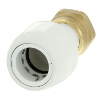 Wickes  Hep2O HD25B/22WS Straight Tap Connector - 3/4in x 22mm