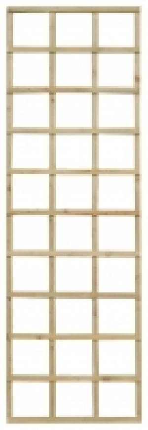 Forest Garden Smooth Planed Trellis Panel - 600 x 1800mm