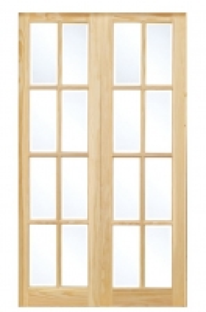 Wickes  Wickes Newland Fully Glazed Pine 8 Lite Internal Internal Fr