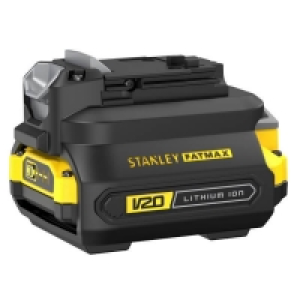 Homebase (h)12 X (w)9 X (d)10cm STANLEY FATMAX V20 18V Battery Adapter (SFMCB100-XJ)