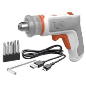 Homebase Stanley 30pc Screwdriver Bit Fan Se BLACK+DECKER 3.6V Cordless Li-ion HEXDRIVER Electric Screwdr