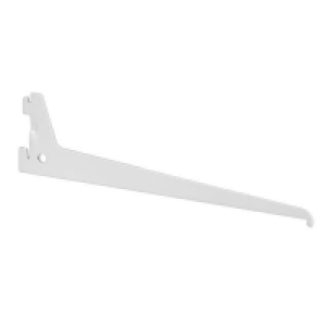 Steel Single Bracket - White - 250mm