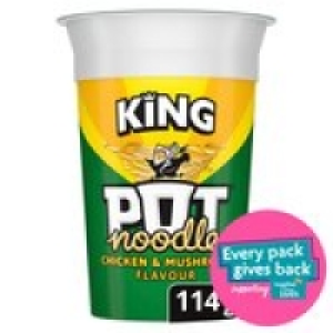 Pot Noodle Chicken & Mushroom King Pot £0.99