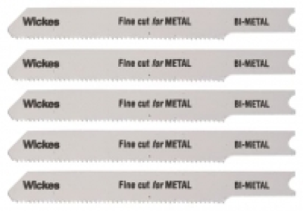 Wickes  Wickes Universal Shank Fine Cut Jigsaw Blade For Metal - Pac