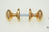 Wickes  Wickes Victorian Mortice Door Knobs Set - Polished Brass 1 P