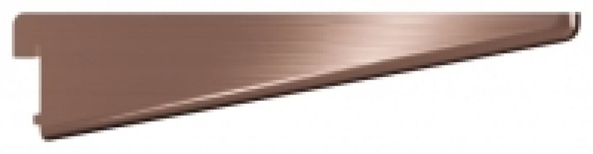 Twin Slot Bracket Antique Copper 220mm