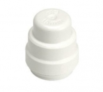 Wickes  John Guest Speedfit PSE4615W Stop End Cap - 15mm Pack of 10