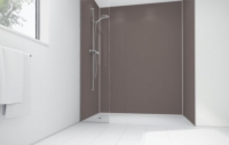 Mermaid Coffee Matt Acrylic Shower Single Shower Panel 2440m