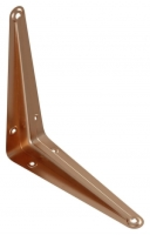 London Bright Copper Shelving Bracket - 300 x 250mm