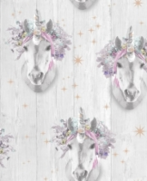 Wickes  Fresco Unicorn Hologram Wallpaper 10m