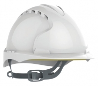 Wickes  JSP Evo2 Mid Peak Helmet - White -Vented