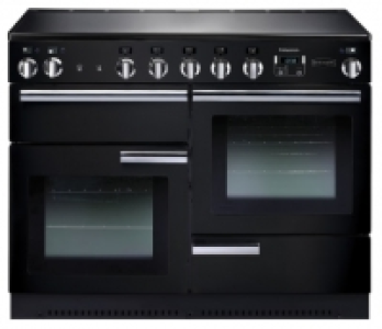 Rangemaster Professional+ 110cm Induction Range Cooker - Bla