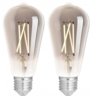 4lite WiZ Connected LED SMART E27 Filament Light Bulbs - Smo £30.00