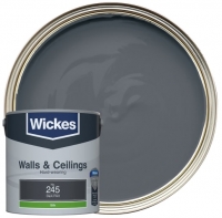 Wickes  Wickes Dark Flint - No. 245 Vinyl Silk Emulsion - 2.5L