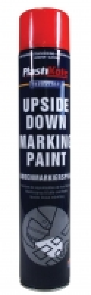 Plastikote Upside Down Marking Paint Red Aerosol 6003