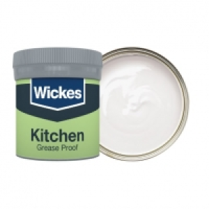 Wickes Powder Grey - No. 140 Kitchen Matt Emulsion Paint Tes