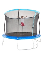 LittleWoods Sportspower 12ft Trampoline with Easi-Store Folding Enclosure & Flip Pad