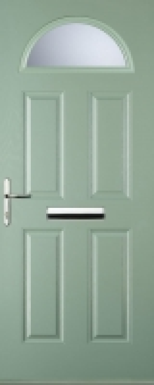 Euramax 4 Panel 1 Arch Right Hand Chartwell Green Composite